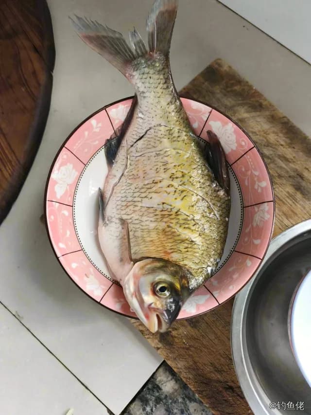 鳊鱼钓获 0.5kg