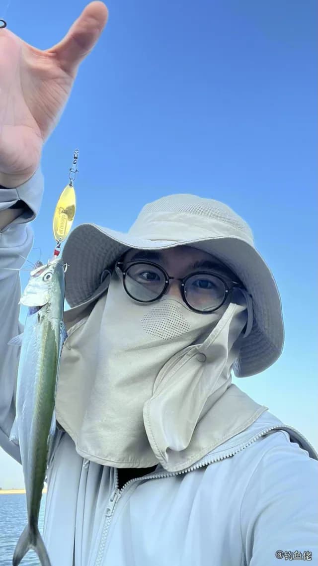 蓝点马鲛钓获 营口市
