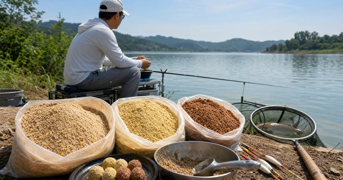 鲢鳙专用饵料对比评测:天元、化氏、龙王恨三大品牌实测